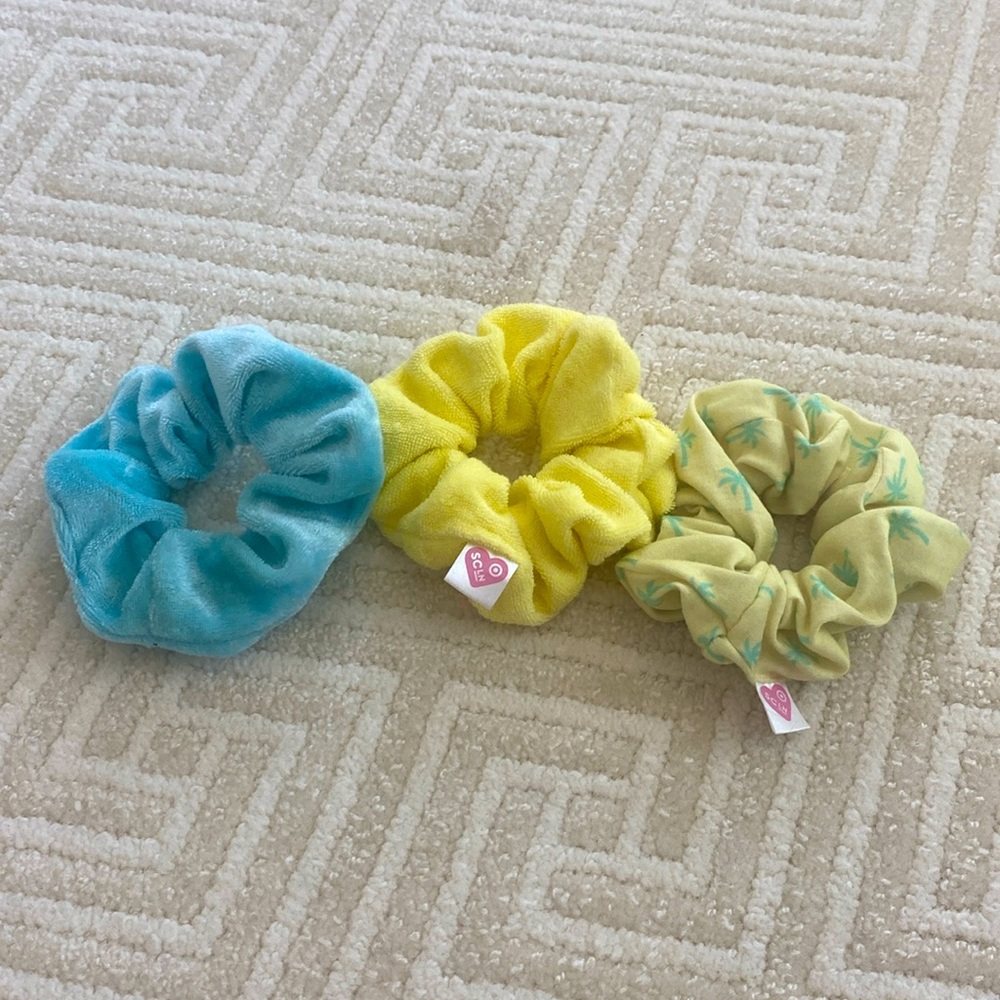 Stoney Clover Lane x Target scrunchies and Nike athletic hair headbands